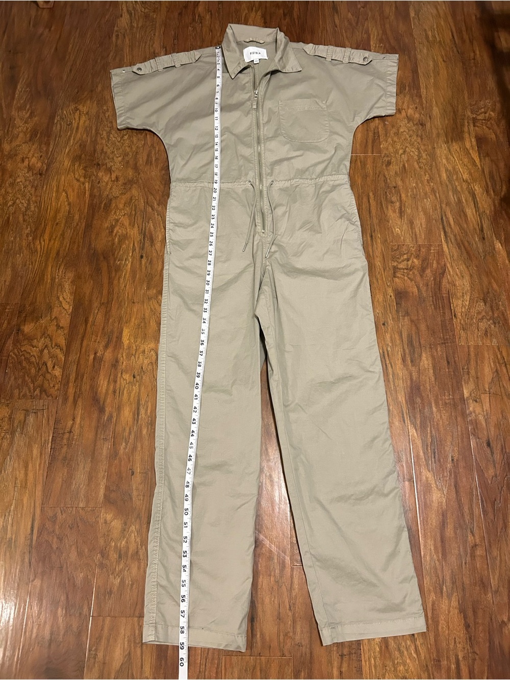 PISTOLA Romper Size Small Olive Green Beige Festival Summer - Picture 6 of 9